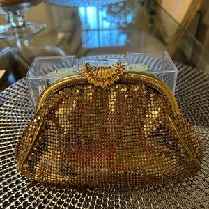 Whiting & Davis, gold mesh vintage evening bag. Beautiful.